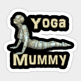 Yoga Mummy Cobra Pose Sticker